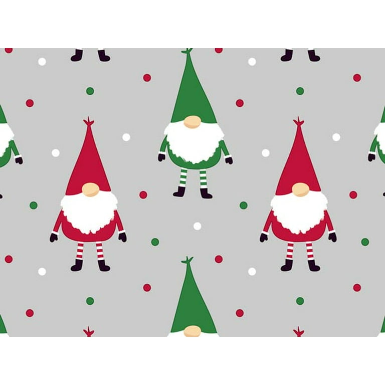 Kraft Candy Cane Christmas Gift Wrap Full Ream 833 ft x 24 in