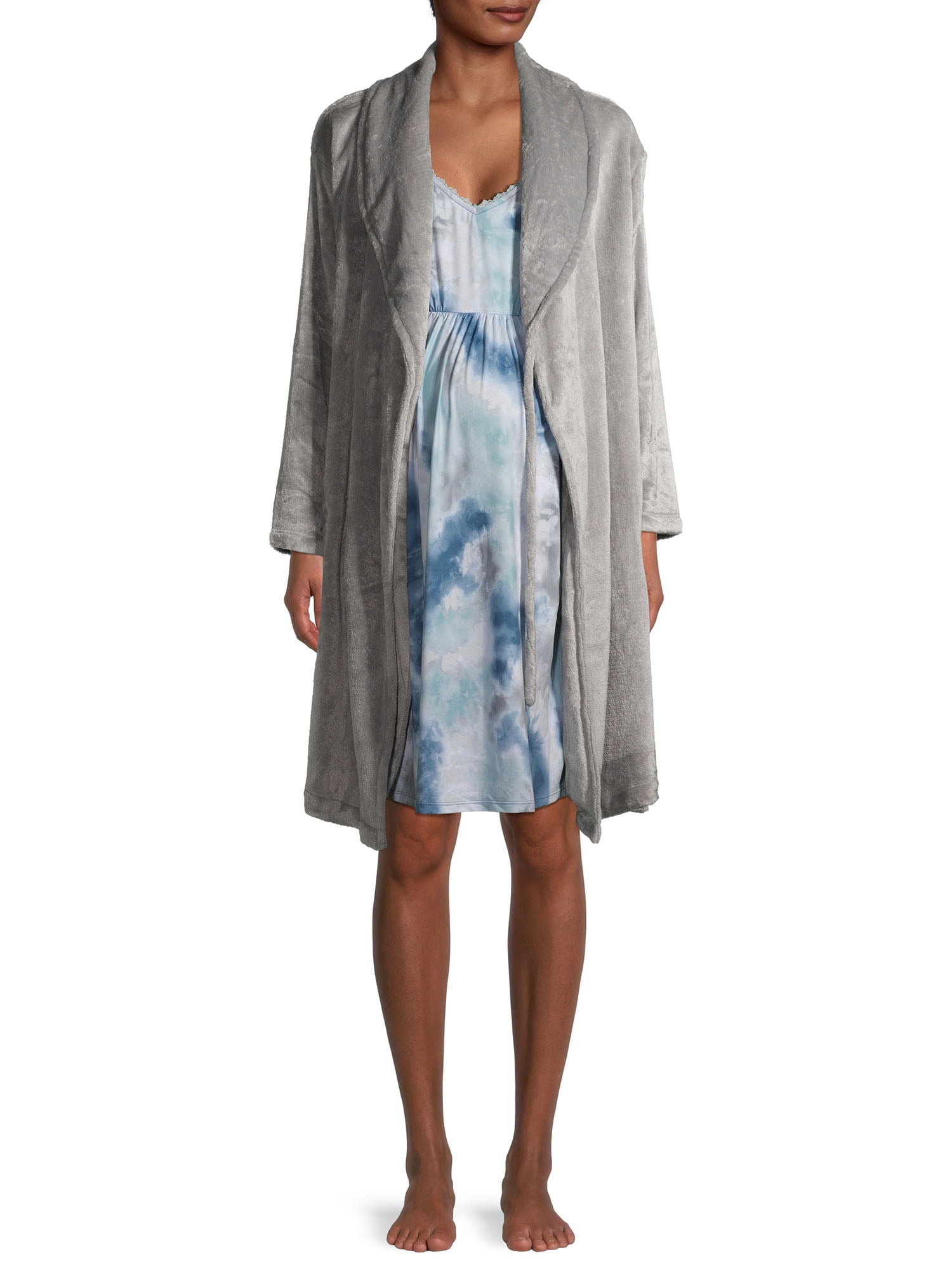 Maternity Secret Treasures Plush Robe Set - Available in Plus Sizes