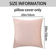 thumbnail image 6 of Unique Bargains Set of 2 Soft Modern Geometric Pillow Cushion Cases Pink 20" x 20", 6 of 6