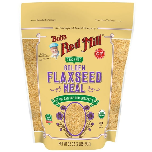 Bob's Red Mill, Organic Golden Flaxseed Meal, 32 oz (Pack of 2)
