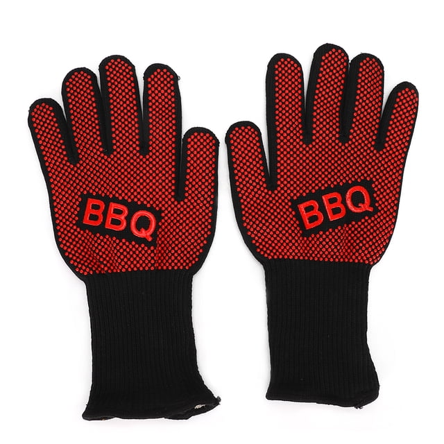 Guantes de aislamiento térmico, 800 ℃ 1482 °F Guantes de seguridad resistentes al calor Guante a prueba de calor Uso conveniente