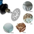 thumbnail image 2 of JTWEEN 10Pcs Cutting Wheel Set Emery Cutting Disc Kit Sharp Circular Saw Blade Set with 2x Rods Professional Rotary Tool Accessories for Cutting Gem Ceramic Tile Glass, 2 of 9