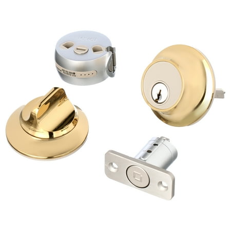 Level - Touch Edition Smart Lock Bluetooth Replacement Deadbolt with App/Key/Voice Assistant Access - Polished Brass