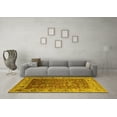 thumbnail image 3 of Ahgly Company Indoor Rectangle Oriental Yellow Traditional Area Rugs, 3' x 5', 3 of 4