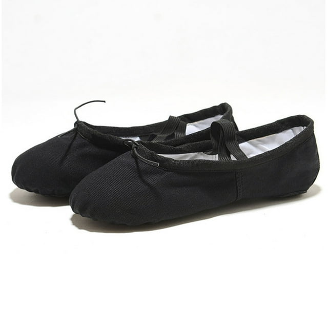 Zapatos de ballet duraderos Salvador Negro 35 para niñas y mujeres