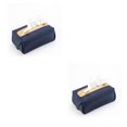 thumbnail image 3 of Injueey Caja de pañuelos Servilletero de escritorio portátil Sala de estar Coche Toalla de papel Cubierta Contenedor Caja decorativa Azul Azul oscuro 2Conjunto, 3 of 6