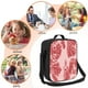 thumbnail image 5 of Fotbe Red Meat Lonchera Bolsa de Almuerzo para Hombres y Mujeres, Lonchera de Gran Capacidad, Bolsa de Almuerzo Reutilizable, Bolsa Térmica Aislante, 5 of 7