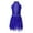 Royal Blue, variant on YONGHS Girls Sleeveless Shiny Rhinestone Gymnastic Leotard Ballet Dance Figure Ice Skating Dress White 14