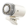 thumbnail image 1 of Lipstore Car Clip on Air Conditioner Fan Mini Cooling System for Auto Vehicle Strong Clip 360 Rotation for Camping Beach Daily Commute White, 1 of 7