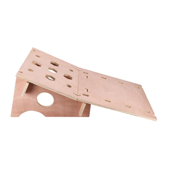 Rampa de salto para bicicleta de montaña de fácil montaje, estructura de madera ligera y profesional. Pequeño