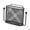 Black, variant on White Wall Mounted Storage Basket, No Drill Bathroom Shelf, Metal Organizer for Toiletries
