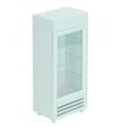 thumbnail image 1 of Dollhouse Vertical Refrigerator, Dollhouse Refrigerator Premium Birch Simulation Stimulate  For Decoration Mint Green, 1 of 8
