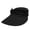Black, variant on Women's Sun Visor Hat Wide Brim Summer UPF 50+ UV Protection Visor Hat Adjustable Beach Sport Visor Cap Summer Beach Lightweight Breathable Hat