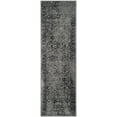 thumbnail image 3 of SAFAVIEH Adirondack Wyatt Traditional Distressed Runner Rug, Grey/Black, 2'6" x 12' - Transitional Modern Design, Grey & Black, Ideal for Living Room, Bedroom, Dining Space, Entryway, Hallway, Kitche, 3 of 10