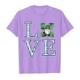 thumbnail image 4 of TZEWGL Tees For Girl Boy Short Sleeve Graphic Crew Neck Trendy Top For Kids size 8-9T, 4 of 4