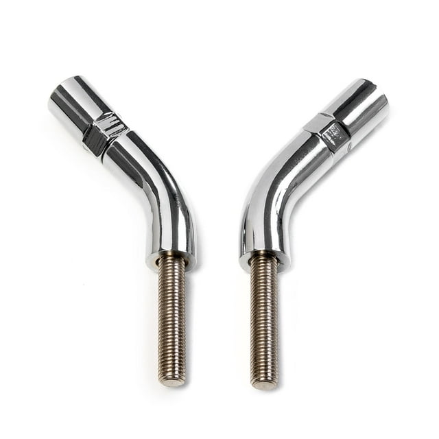 Krator Chrome Mirror Stem Extender 3 Inch Extension Set Compatible with 1991-1993 Harley Davidson Low Rider Sport Edition FXRS SP
