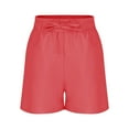 thumbnail image 4 of RIJOPUTY Short Shorts Girls Jean Shorts Tennis Shorts Clothes for Girls 12-14 Black Mom Jeans 18 Month Clothes Girl Shorts Basketball, Watermelon Red 11-12 Years, 4 of 7