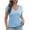 Light Blue#N, variant on HAPIMO Sales Sweater Vests for Women Short Sleeve V-Neck Knitwear Solid Color Casual Jumper Pullover Womens Sweaters Fall Fashion Light Blue S