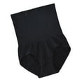 thumbnail image 2 of Pantalon Gainant Taille Haute en Coton pour Femmes, Noir, 2 of 7