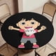 thumbnail image 5 of El mundo de Ryan-theme Fitted Round Tablecloths Elastic Edged Table Covers Waterproof Table Cloth for Kitchen Holiday Party Tables Decor 150cm, 5 of 6