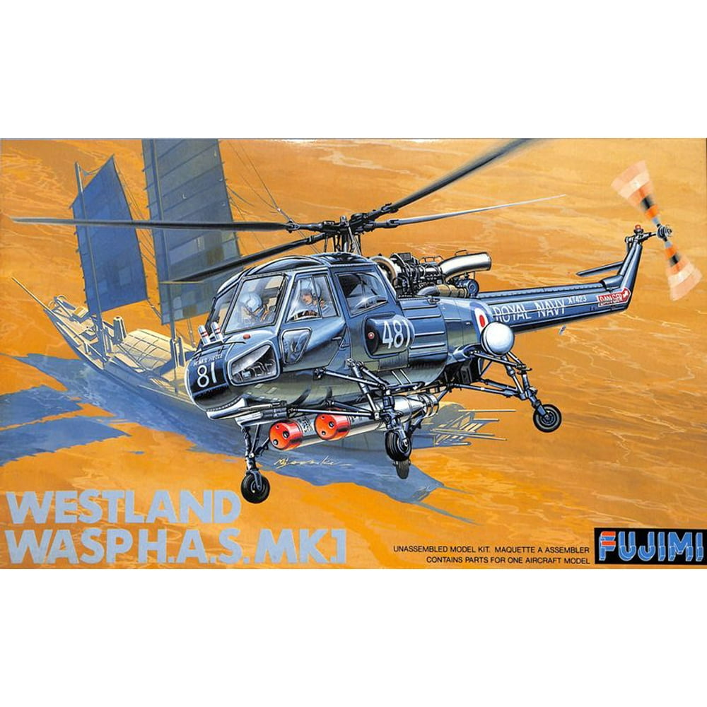 Fujimi 148 Westland WASP H.A.S Mk.1 Helicopter Plastic Model Kit P19