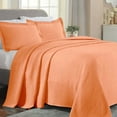 thumbnail image 6 of Superior Celtic Circle Cotton Bedspread and Sham Set, 3-Piece Decorative Breathable Bedspreads, Queen, Salmon, 6 of 10
