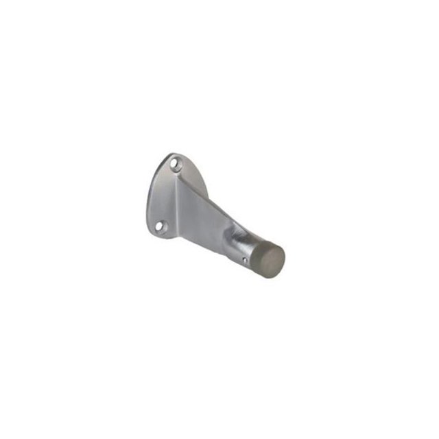 4.18 in. Solid Base Door Stop, Satin Chrome