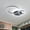 Black Ceiling Light, 3-light, variant on Flush Mount Modern Ceiling Light Black Modern Light Fixtures Ceiling Mount Lights 4 Rings Chandelier Lamp Fixture with Remote for Room Kitchen Dining Room