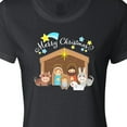 thumbnail image 4 of Inktastic Merry Christmas Cute Nativity Scene Women's T-Shirt, 4 of 5