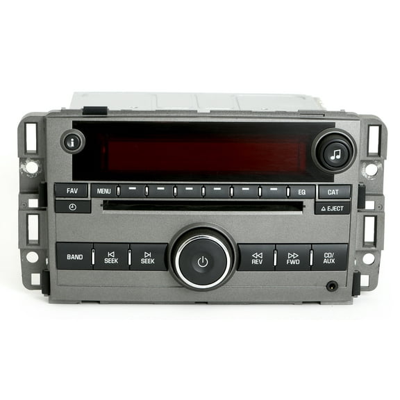 Restored 2008 Saturn Vue Gray AM FM CD MP3 Radio w Auxiliary Input 25866724 Unlocked (Refurbished)