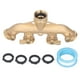 thumbnail image 1 of Conector De Manguera Divisor De Manguera Conectores De Manguera De Grifo De Agua De 4 Vías Distribuidor Divisor De Agua De Jardín NPT 3/4, 1 of 8