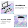 thumbnail image 5 of Xecao Rainbow Scales print Elastic Luggage Cover, with double-sided print , is perfect for travel, business, and daily use, 5 of 9