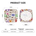 thumbnail image 6 of Gaeub Dog Doing Yoga Square Chair Seat Covers, Stretch Fitted Printed Chair Seat Cushion Cover for Kitchen, Office - One Size, 6 of 9