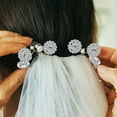thumbnail image 4 of CIMAXIC 10pcs Rhinestone Fasteners Alloy Button Decoration for DIY Hair Accessories Crafting Supplies, 4 of 8