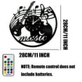 thumbnail image 4 of Music Themed LED Vinyl Record Wall Clock,Silent Wall Clock,Wall Decorative Clock, 4 of 8