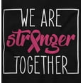 thumbnail image 2 of Breast Cancer Ribbon Strong Together Women's Plus Size Graphic Tee Brisco Brands 2X, 2 of 5