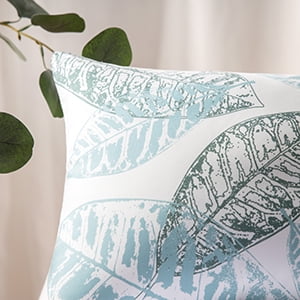 Phantoscope 20x20 Decorative Throw Pillow Covers, Light Blue, Set of 4