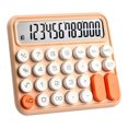 thumbnail image 2 of Riguas Mechanical Calculator 12-digit with Large LCD Display Convenient Precise Big Round Button Key Calculator, 2 of 8