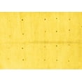 thumbnail image 1 of Ahgly Company Machine Washable Indoor Rectangle Solid Yellow Modern Area Rugs, 6' x 9', 1 of 4