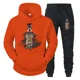 thumbnail image 3 of Chándal para hombre con estampado divertido de perro, ropa deportiva para correr, sudadera con capucha y pantalón de moda, conjunto de 2 piezas para amantes de los perros y animales, conjunto deportiv, 3 of 5