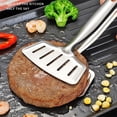 thumbnail image 6 of MOPOOR Stainless Multi Purpose Frying Fish Clip Shovel, Integrated Kitchen Tool for Frying, Turning, Clamping and Shoveling, for Cooking Steak, Fish, Bread, Hamburger, BBQ, Pancake, Pies and Pizza, 6 of 6