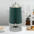 thumbnail image 5 of Beverage Dispenser for Coffee Tea Hot Water with Stand & Fuel Holder Green New, 5 of 17