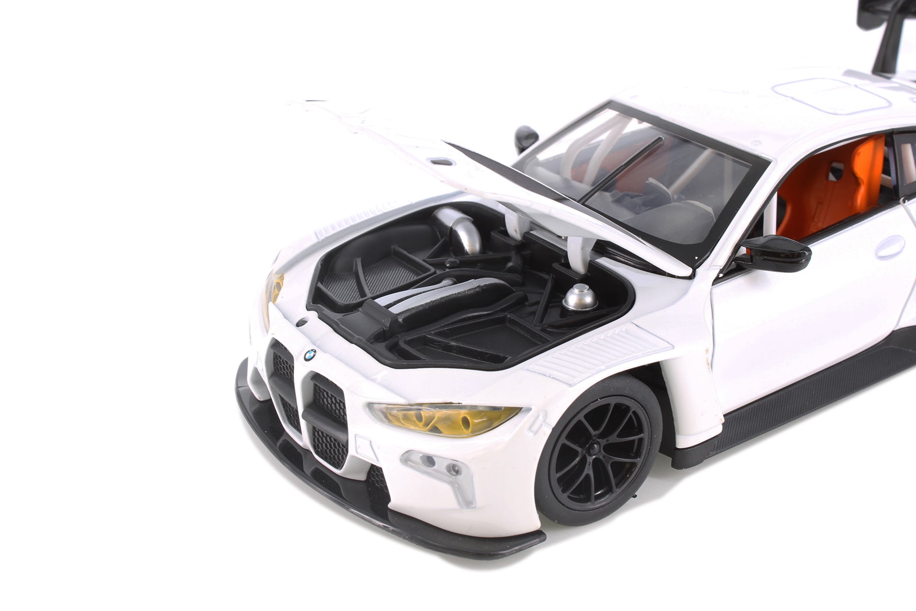 Box of 4 BMW M4 GT3 Sports Car Assortment - Showcasts 68277D - 1/24 Scale Diecast Model Cars