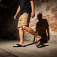 thumbnail image 4 of BERANMEY Men's Flip Flops with Arch Support Comfortable Thong Sandals for Men with Cushioned Footbed Wide Toe Box Non-Slip Design Perfect Summer Beach Shoes, 4 of 8