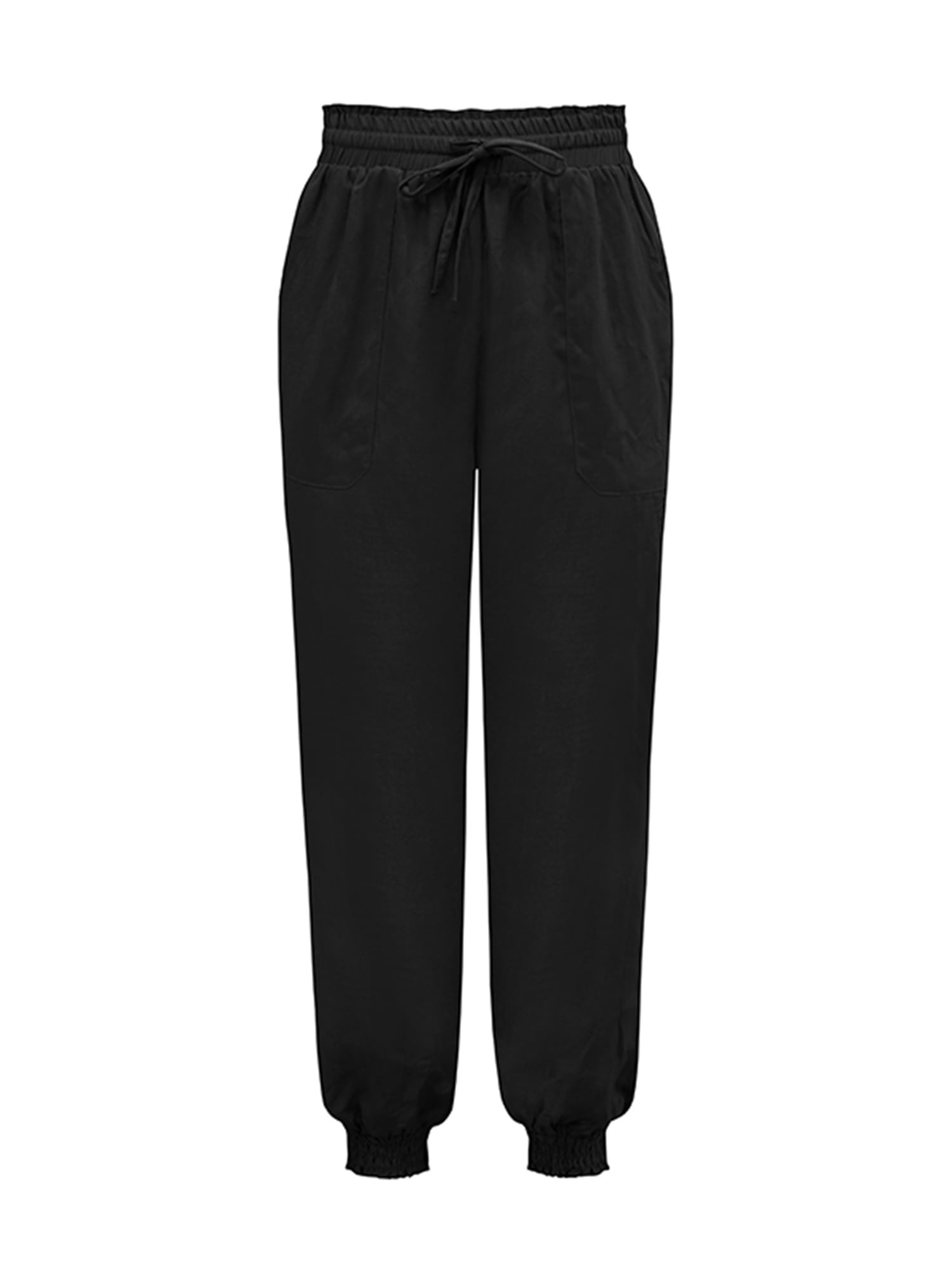 Plain Black Cotton Ladies Joggers, Waist Size: 30.0 at Rs 160/piece in New  Delhi