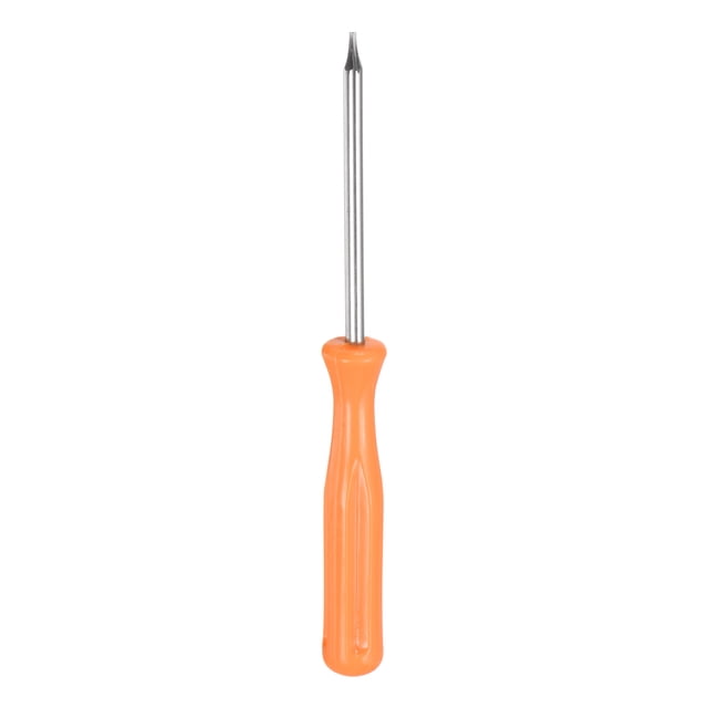 Destornillador Torx Uxcell T4 de 4" de longitud, cabeza de estrella de 6 puntos, destornillador de precisión con mango antideslizante, amarillo