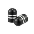 thumbnail image 5 of Motoforti Universal Tire Valve Stem Caps Car Accessories Aluminum Alloy Black 4 Pcs, 5 of 7
