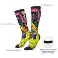 thumbnail image 4 of Logiee Colorful Pug Print Gift Stocking Stuffers,Adult Stockings,Novelty Socks,Funny Socks Birthday Running Walking Sleeping, 4 of 6