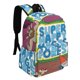 thumbnail image 2 of Bosque Mágico Súper Feliz-theme Backpack, Campus style schoolbag Bookbag with Adjustable Shoulder Straps And Large Zip Compartment, Unisex Travel Bags.42x30x15cm, 2 of 6