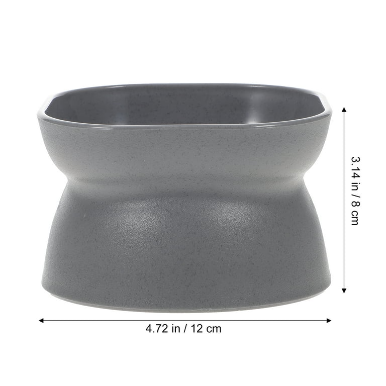 Ceramic Oblique Mouth Pet Bowls Raised Pet Bowl for Cats and Small